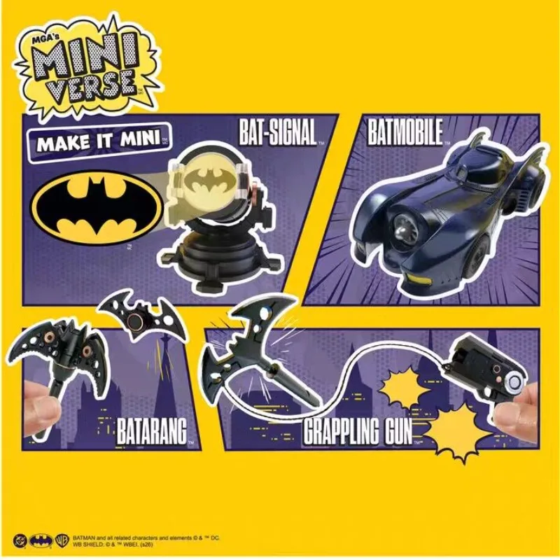 Фото MGA Miniverse Make It X Бэтмен Мини-коллекция Модель Сюрприз-бокс Игрушка Фигурка для сборки Тематическая аниме-фигурка Украшение Подарки №5