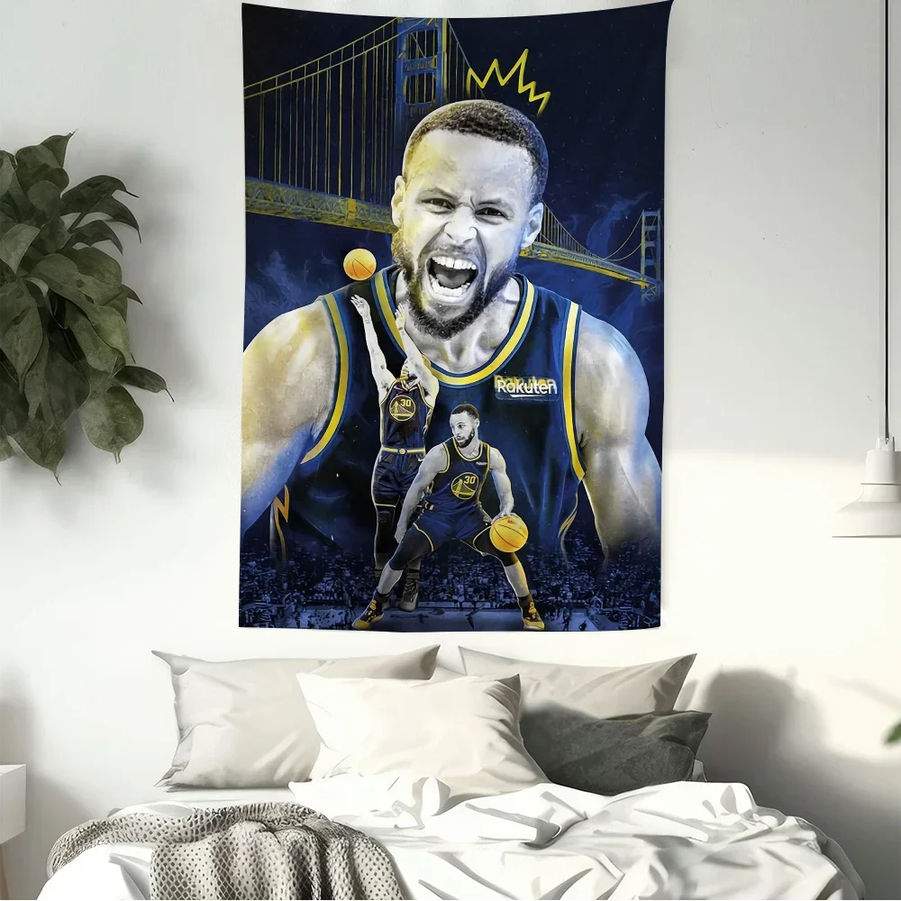 Горячий баскетболист красочный гобелен настенный хиппи цветок настенные ковры