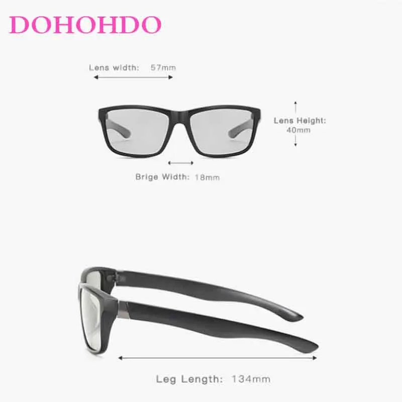 Мужские фотохромные поляризационные солнцезащитные очки-хамелеоны очки для