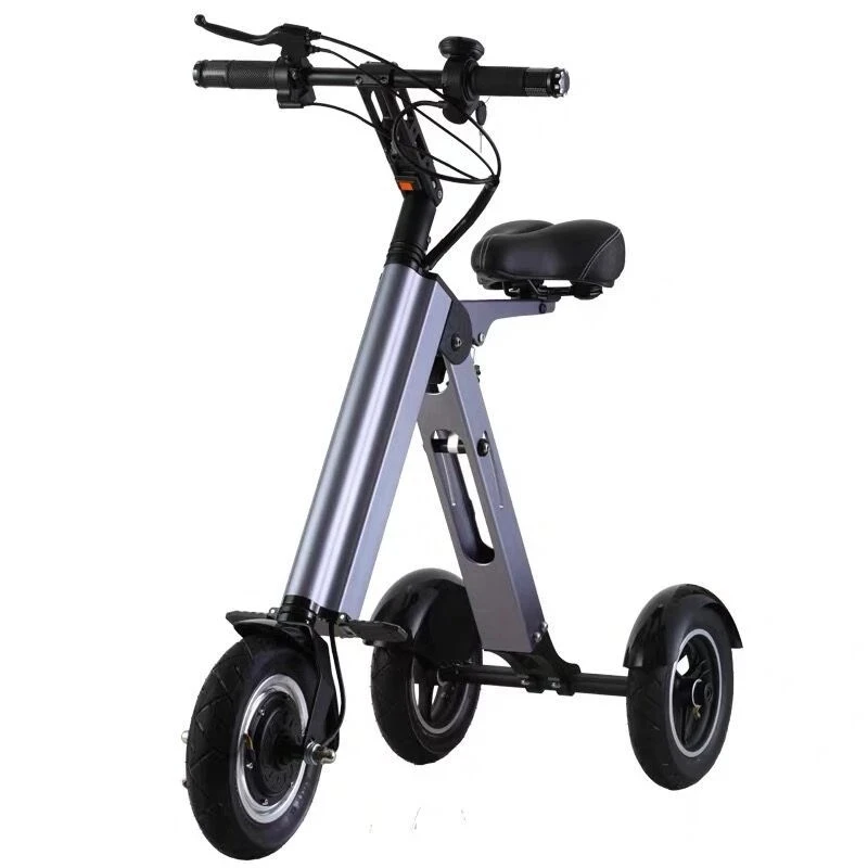 

Складной электрический мини-скутер для пожилых людей, 14 кг, складной автоматический скутер, портативный трехколесный велосипед