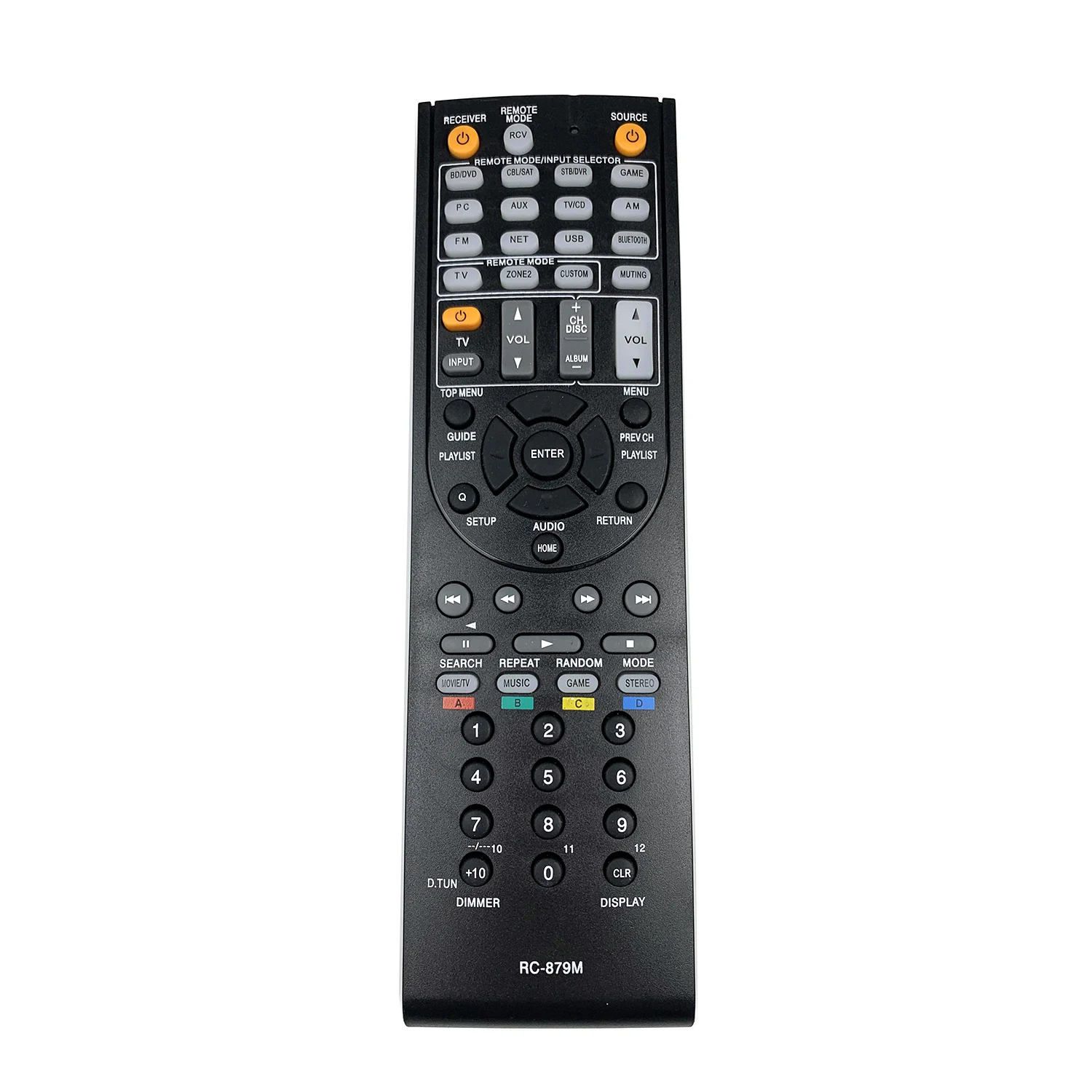 RC-879M RC879 Replace Remote Control for Onkyo TX-SR333 TX-N