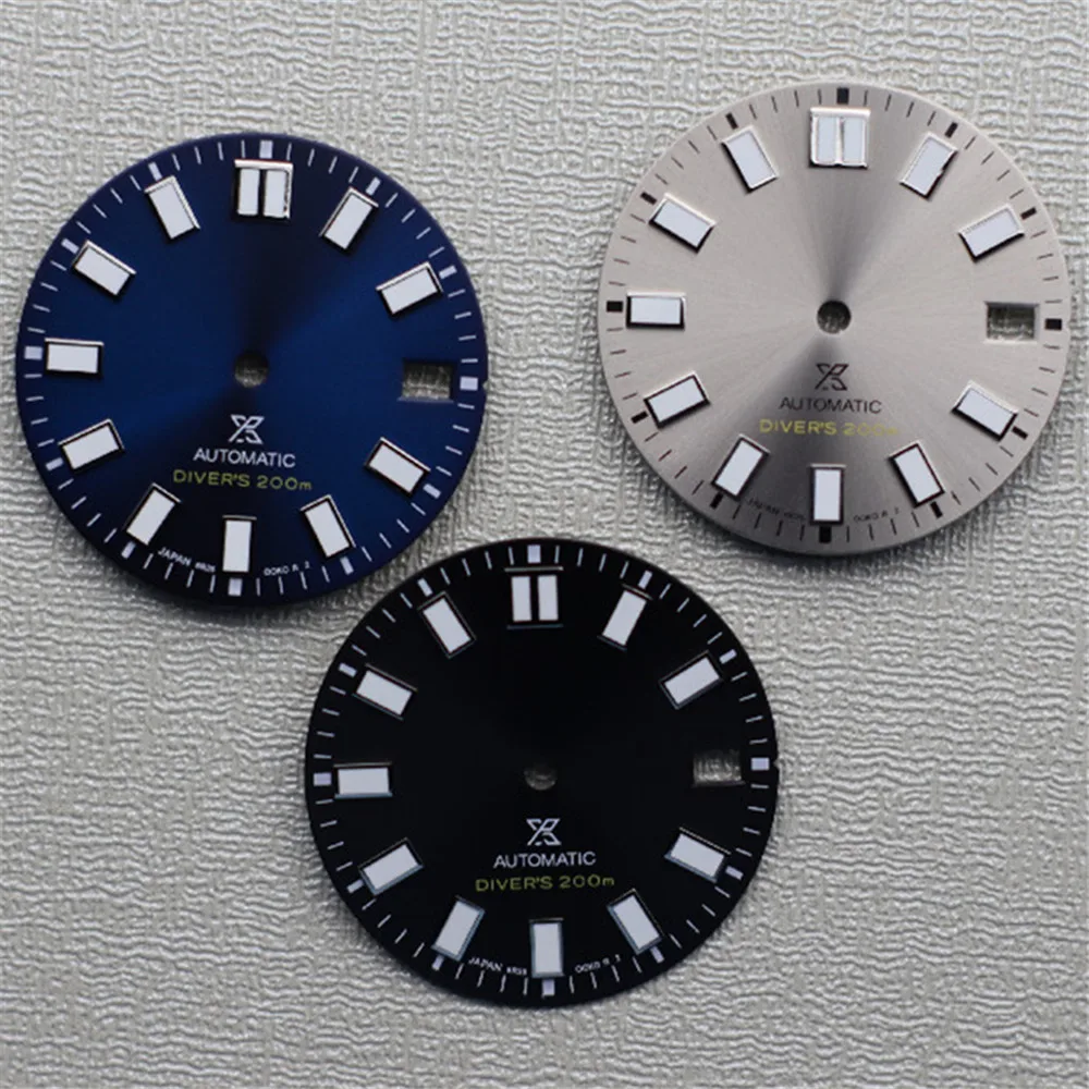 

Механизм NH35A механический с циферблатом NH35/NH36/4R/6R, модифицированный светящийся зеленый циферблат с рисунком солнца, циферблат без логотипа S, ремонт часов