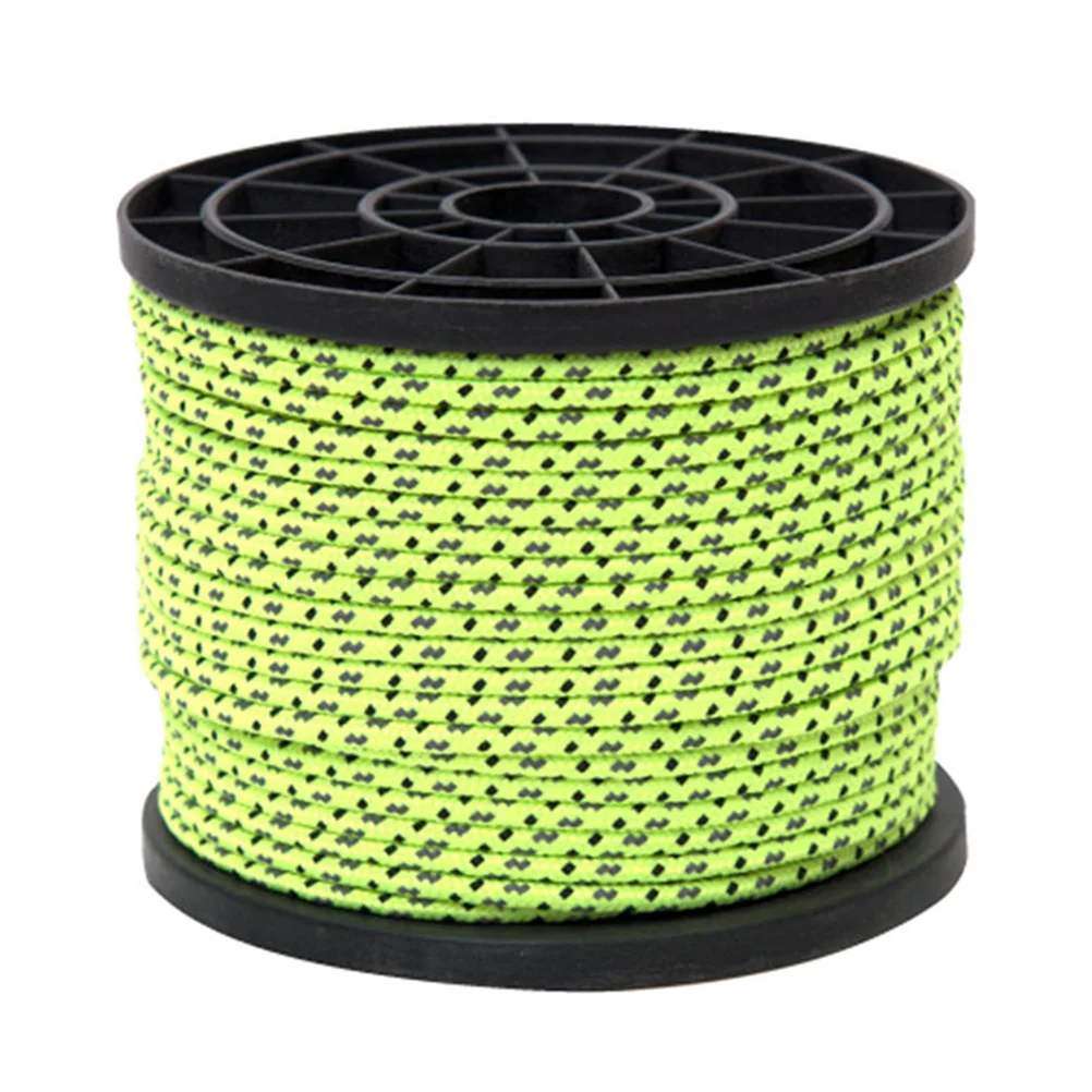 

50M/4mm Outdoor Use Reflective Rope Tent Fixed Rope Guy Lines