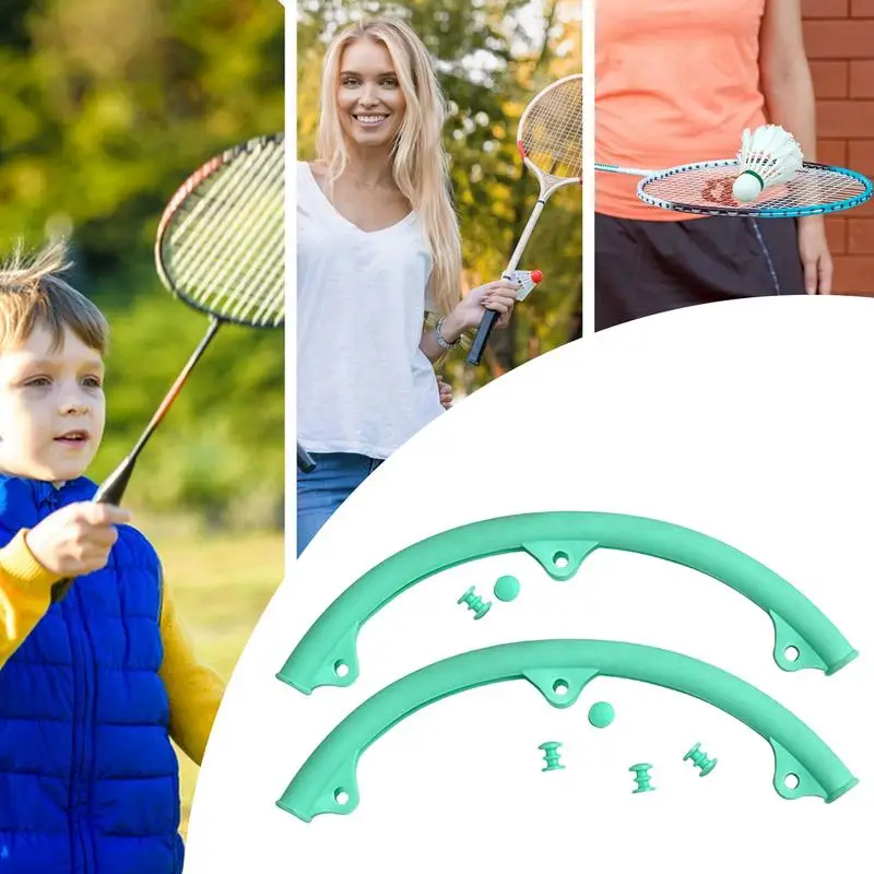 do badmintona Rakieta z drutu Rama Ochronne etui na rakiety Ochrona przed łukiem Profesjonalna trwałość silikonu