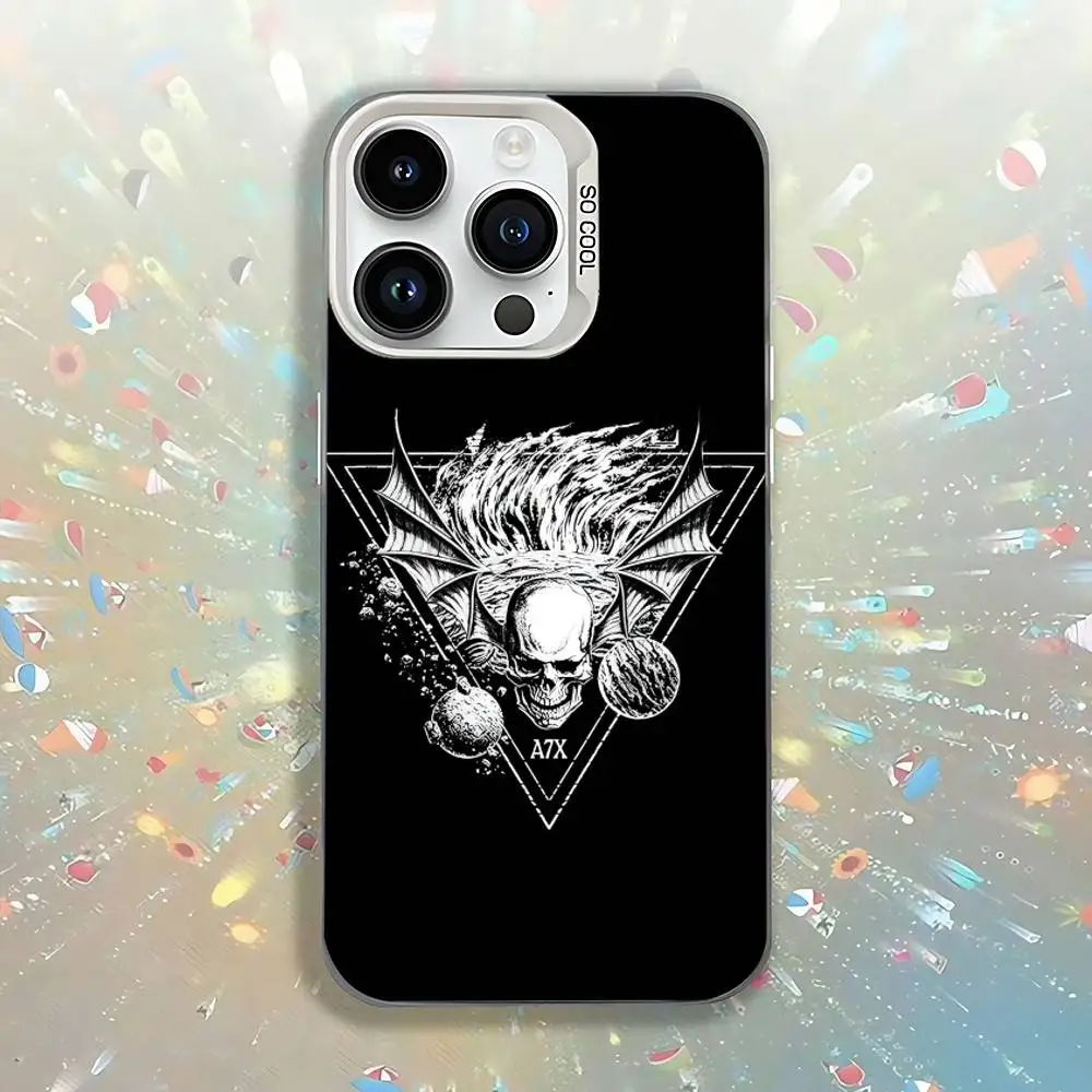 Фото Чехол A-AvengedS Sevenfold A7X для iPhone 17, 16, 15, 14, 13, 12, 11, Pro, Max, Plus, SE, Air, Mini, противоударный, белый бампер №5
