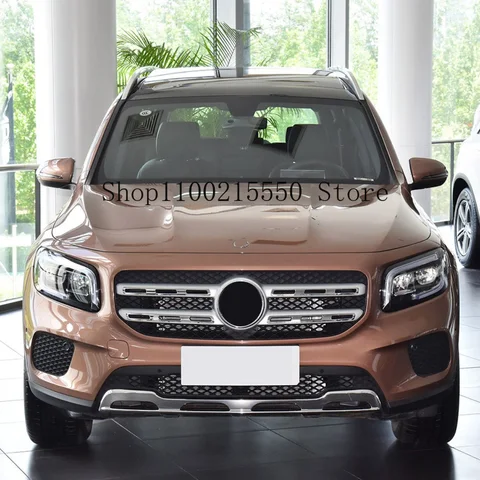 A2478855801 Спойлер на передний бампер, диффузор, хромированная накладка для Mercedes Benz GLB X247 W247 250 4MATIC Edition, хромированный стиль