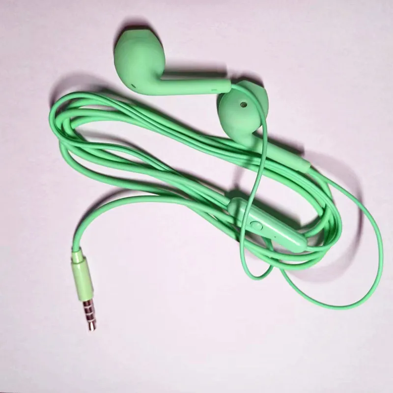 Проводные наушники-вкладыши 8 цветов со встроенным микрофоном 3 5 мм 1 шт. |
