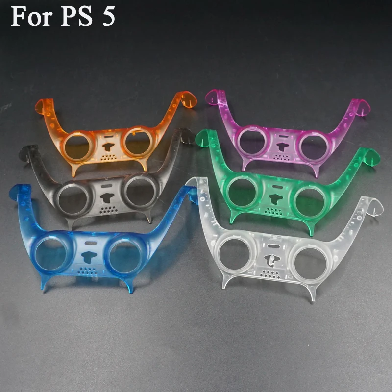 

Clear Decorative Strip For PS5 Controller Joystick Handle PC Decoration Strip For P5 Gamepad Controller Decorative Shell Cover