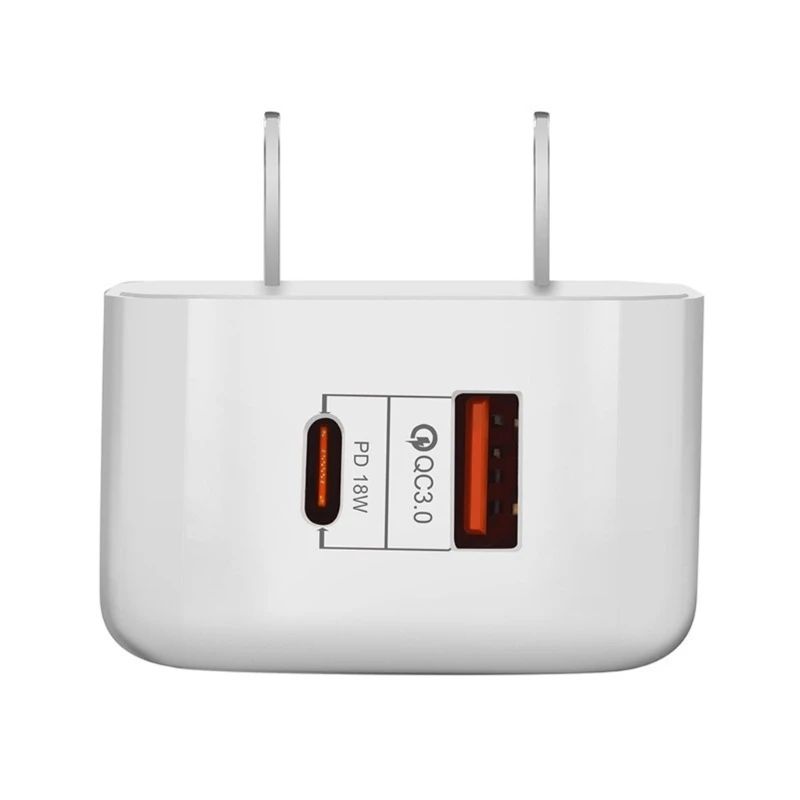 Зарядные устройства USB Быстрая зарядка TypeC 20 Вт PD QC3.0 Адаптеры для мобильных