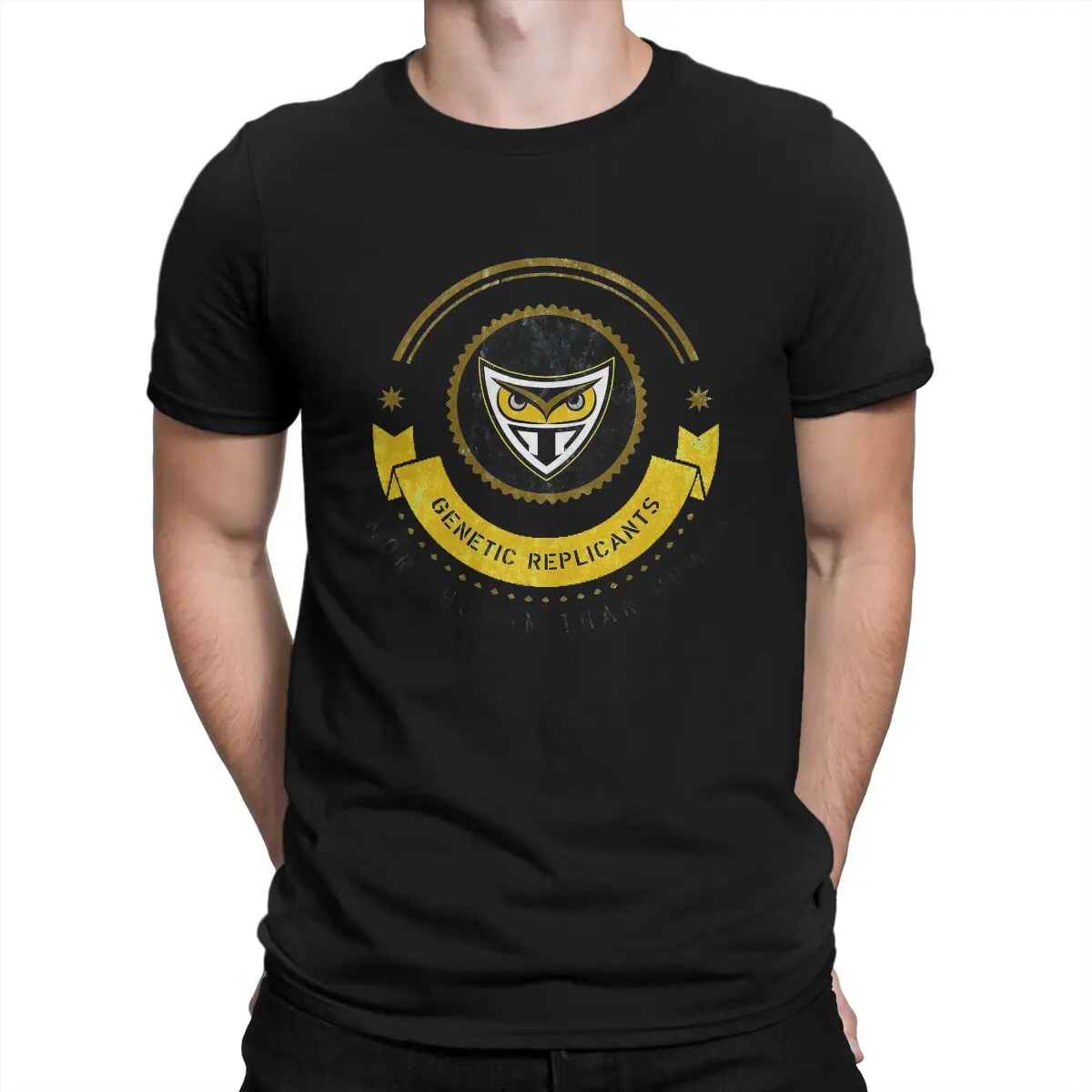 

Tyrell Corporation Crest Men T Shirt Blade Runner Rick Deckard Rachael Vintage Tee Shirt Short Sleeve O Neck T-Shirts Cotton