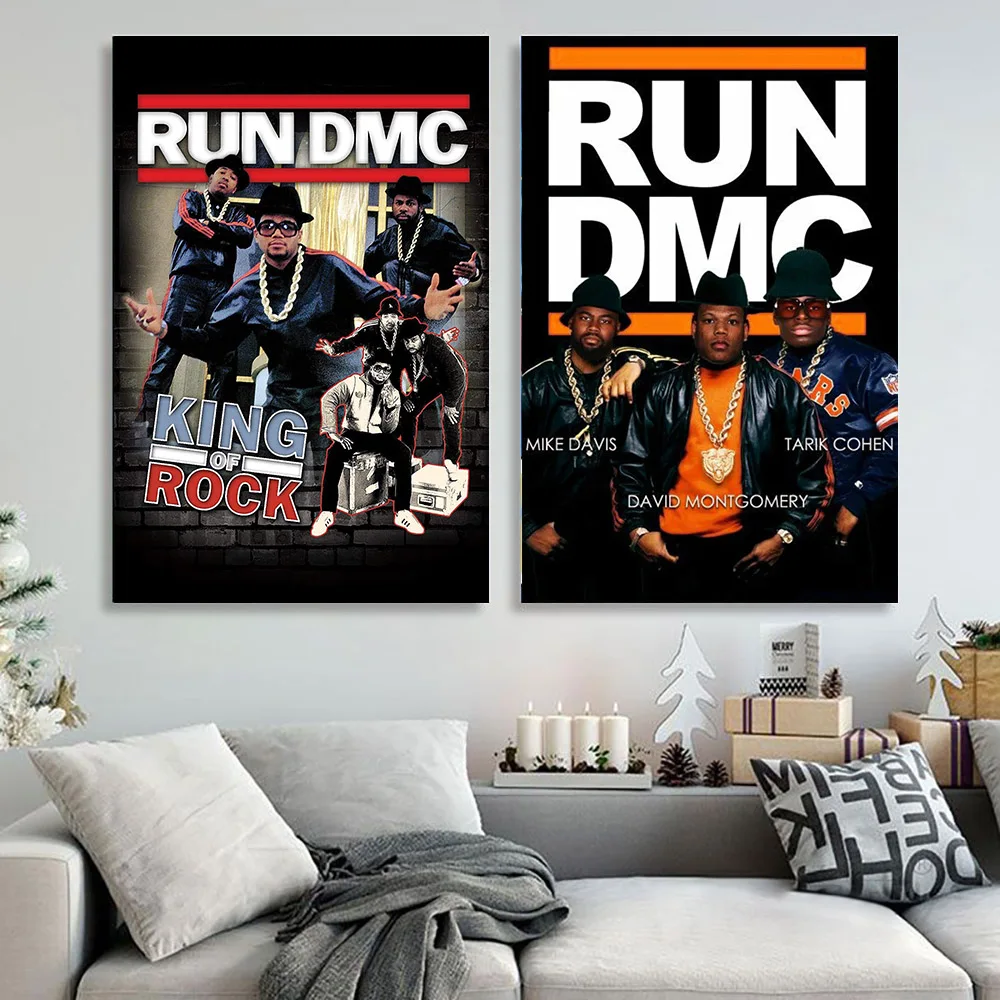 

Классический постер DMC King of Rock, музыкальный постер, HD Печать на холсте, искусственный спорт, Офисная комната, Декор, постер, подарок