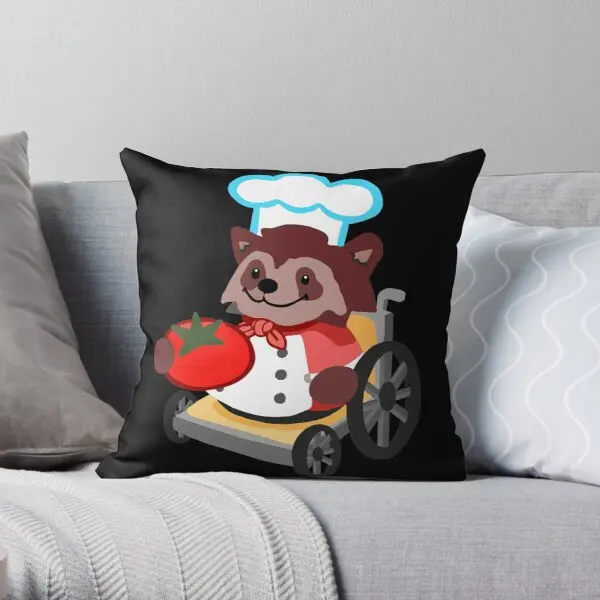 

Наволочка для подушки шеф-повара, с принтом енота