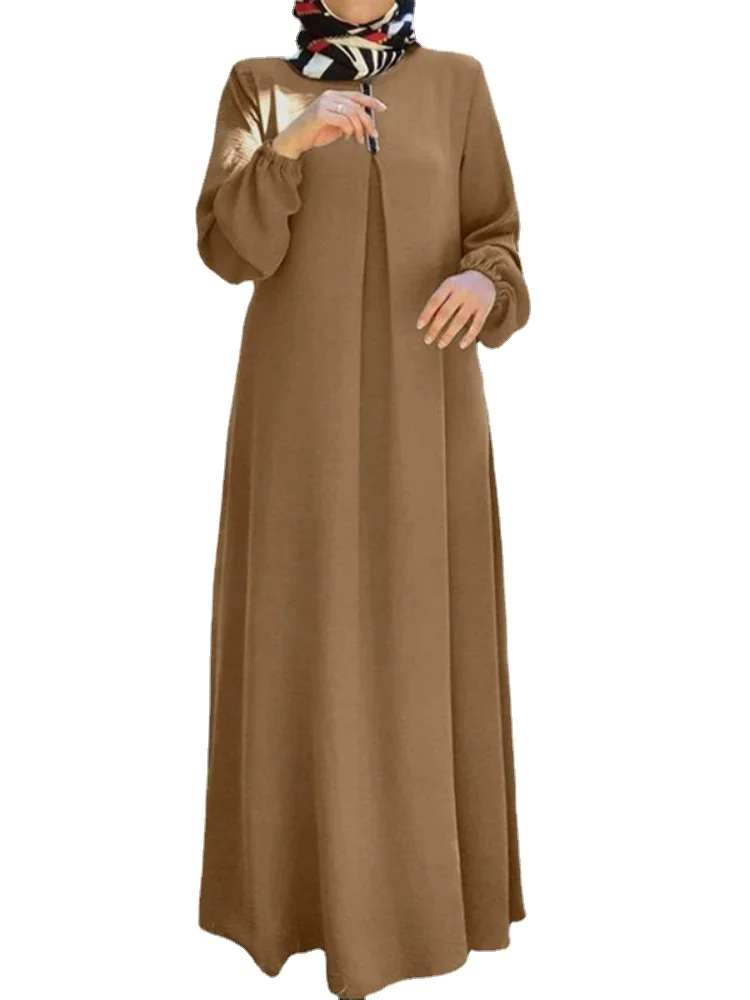 

S-5XL Muslim Woman Dress Abaya Integrated Veil Kuwaiti Women's Jalabiyat Ramadan Moroccan Kaftan Caftan Marocain Midi Dresses