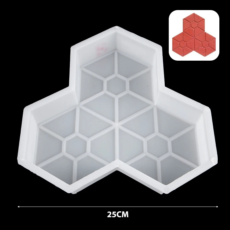 

Diy Maple Leaf Path Maker Concrete Mold Garden Pavement Paving Brick Mold Road Path Paving Soil Brick Mold