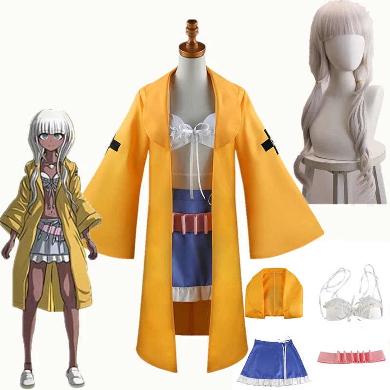 

Anime Danganronpa Angie Yonaga Cosplay Uniform Set Stage Performance Costume Anime Cosplay Costume