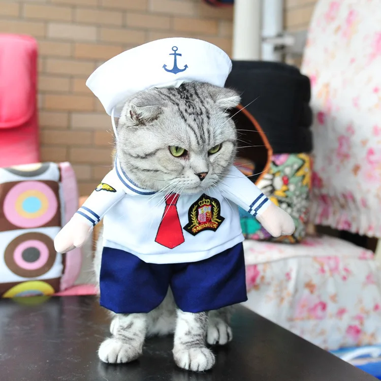 

Pet Cat Costume Cute Funny Funny Costume Funny Cat Dog Clothes