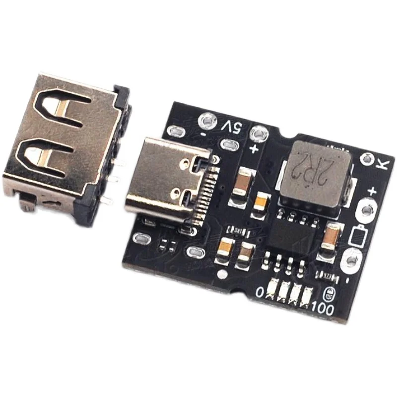 

High precision 5V2A integrated charging and discharging module Type-C input compatible with 4.2V lithium battery