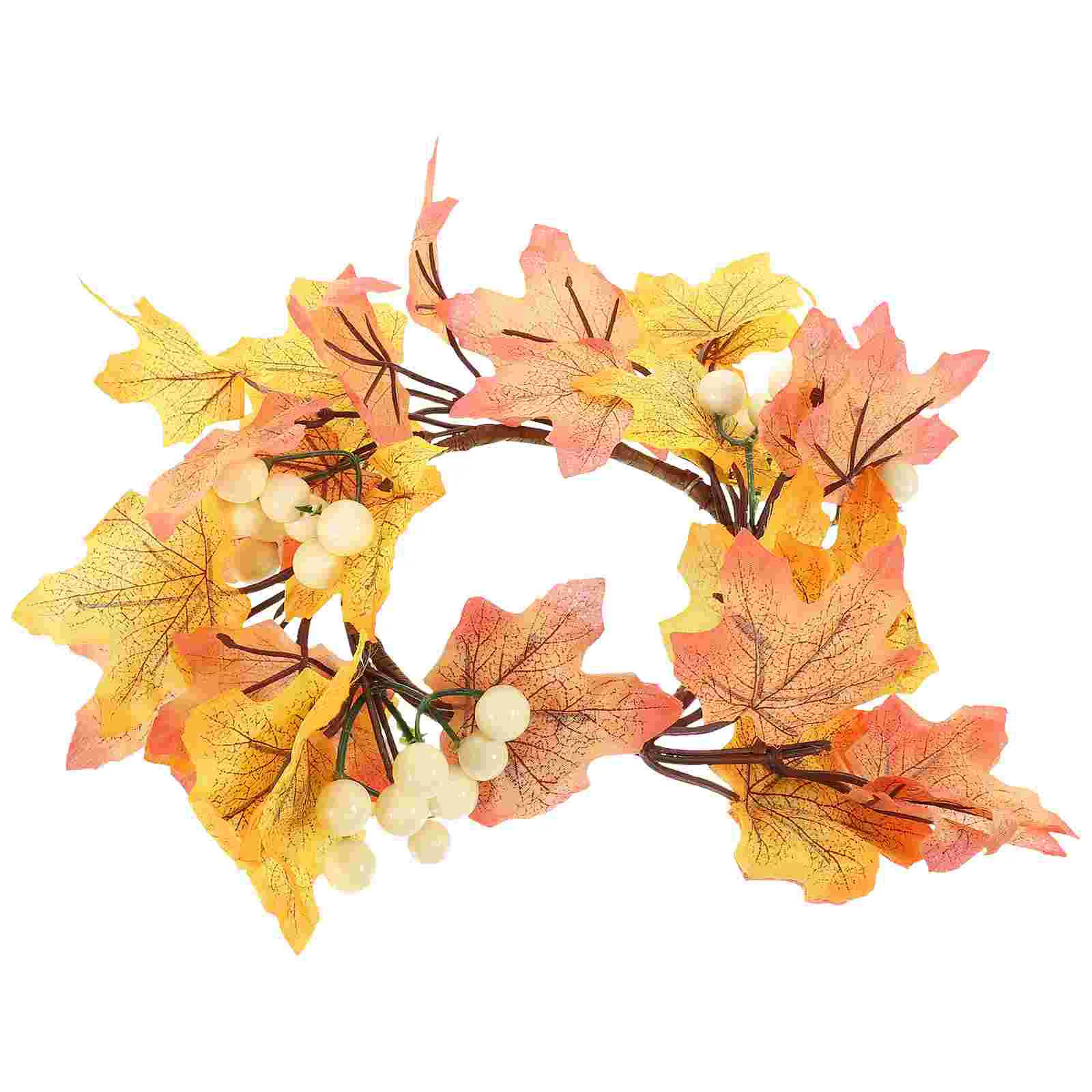 

Harvest Festival Wreath Autumn Garland Pumpkins Thanksgiving Fall Decor Front Door Wreaths Wall Rings Decorate