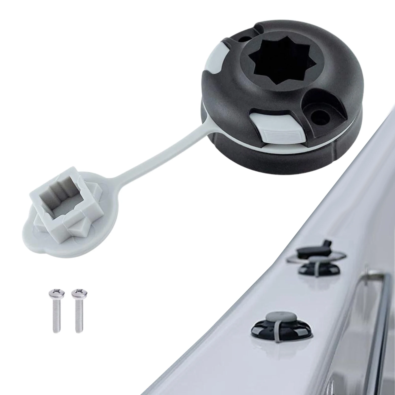 

Крепление для каноэ, Каяка, звездное крепление, основание для каноэ, держатель для удочки для морской рыбалки, прочная нейлоновая универсал...