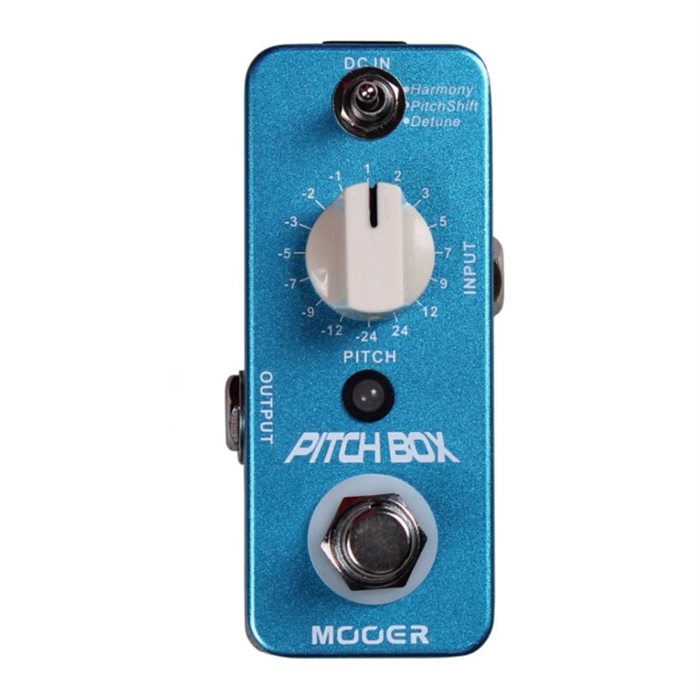 Enlarge Mooer MPS1 Pitch Box Guitar Pedal 3 Effects Modes (Harmony, Pitch Shift, Detune) True Bypass Full Metal Shell