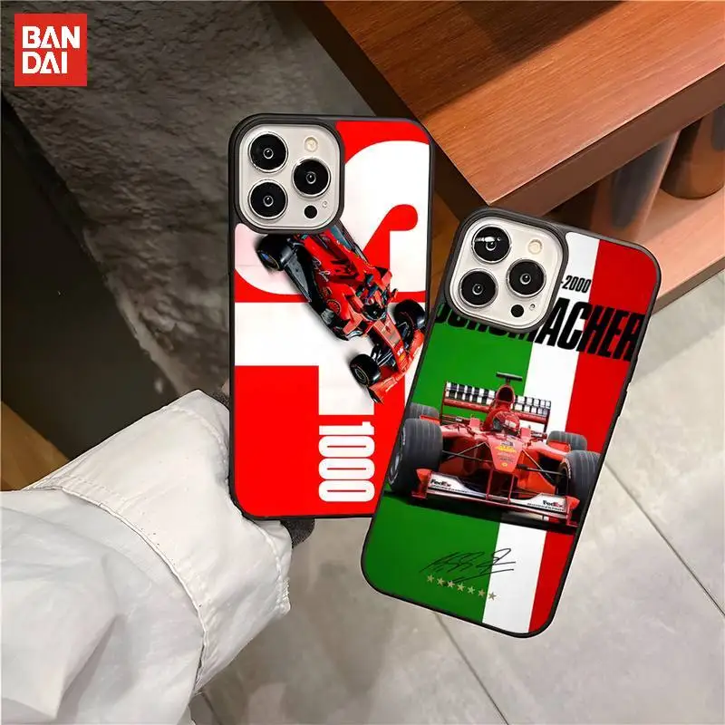 

For Schumacher Formula 1 F1 Phone Case PC+TPU For Samsung S 21 20 10 30 22 Ultra Plus Lultra 5G Note 7 8 9 10 20 20ultra Hard
