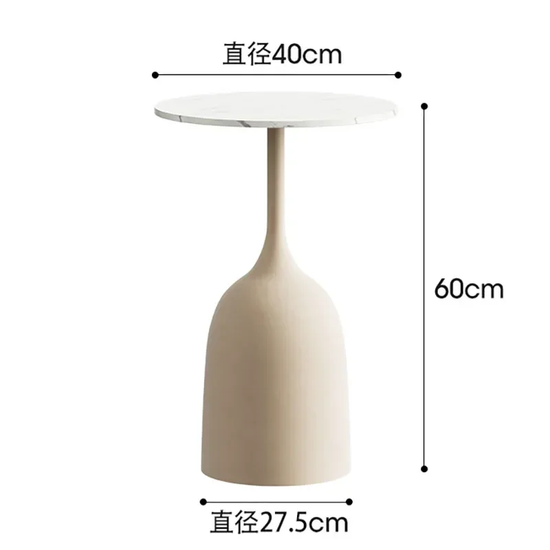 Белый журнальный столик для гостиной современный дизайн домашний