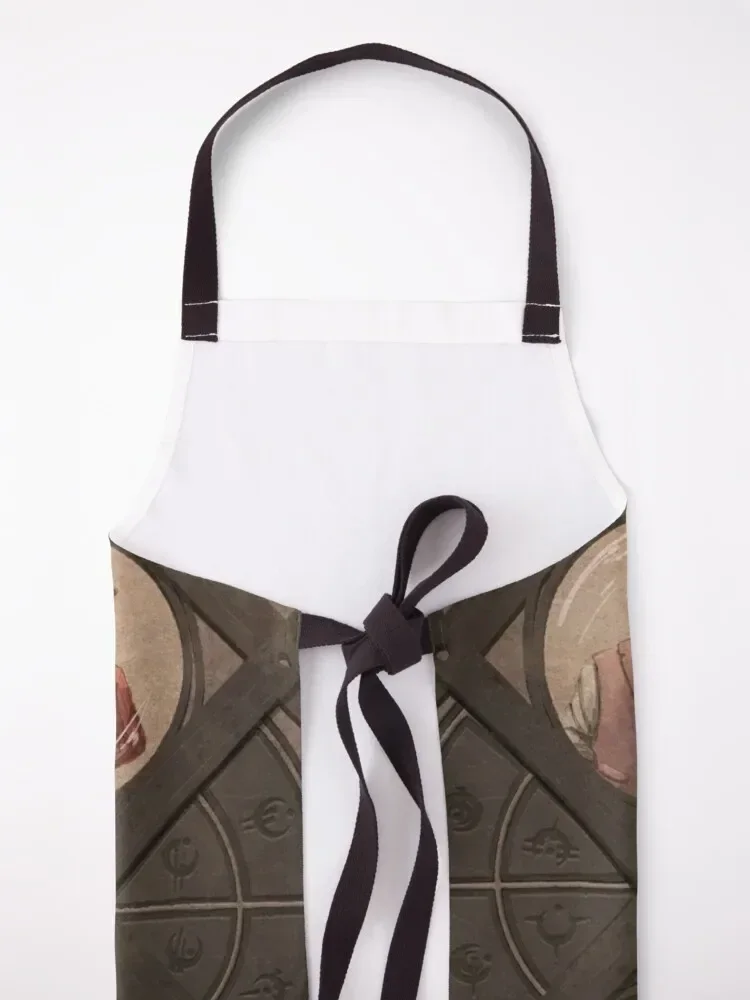 Двухгрупный фартук Mistborn Era для парикмахеров мужской кухонный с отделкой