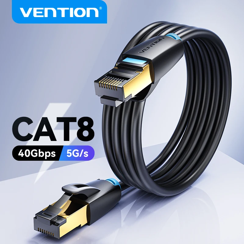 Ethernet-кабель Vention CAT8 40 Гбит/с, 2000 МГц, высокоскоростной ...