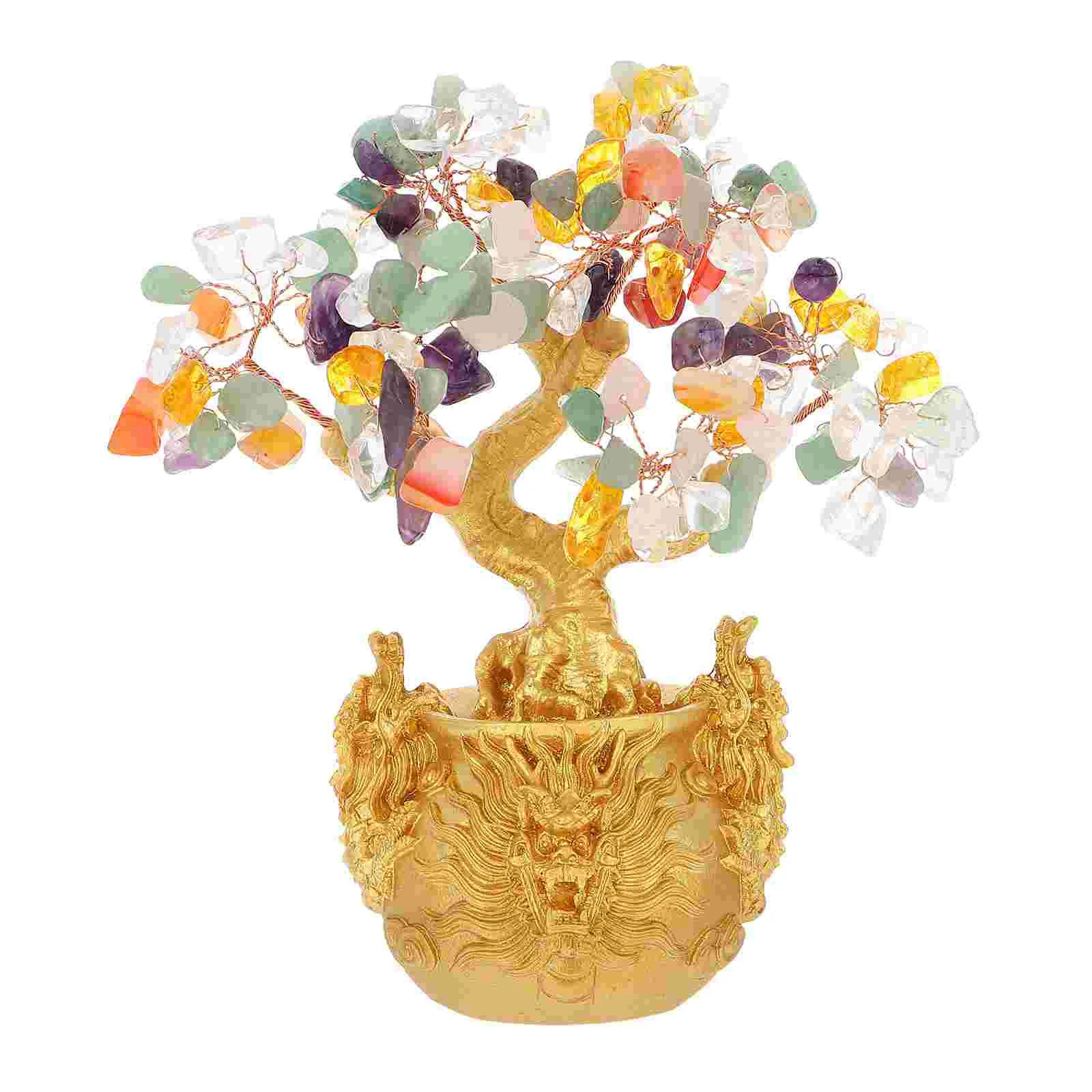 

1 Pc Decorative Durable Money Tree Adorn Fortune Tree Decor Bonsai Decor