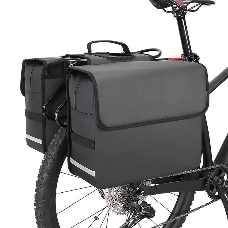 

36L Bike Trunk Bag Panniers Waterproof Bike Rear Rack Bag Bicycle Panniers For Road/Mountain Bikes Water Resistance Portable