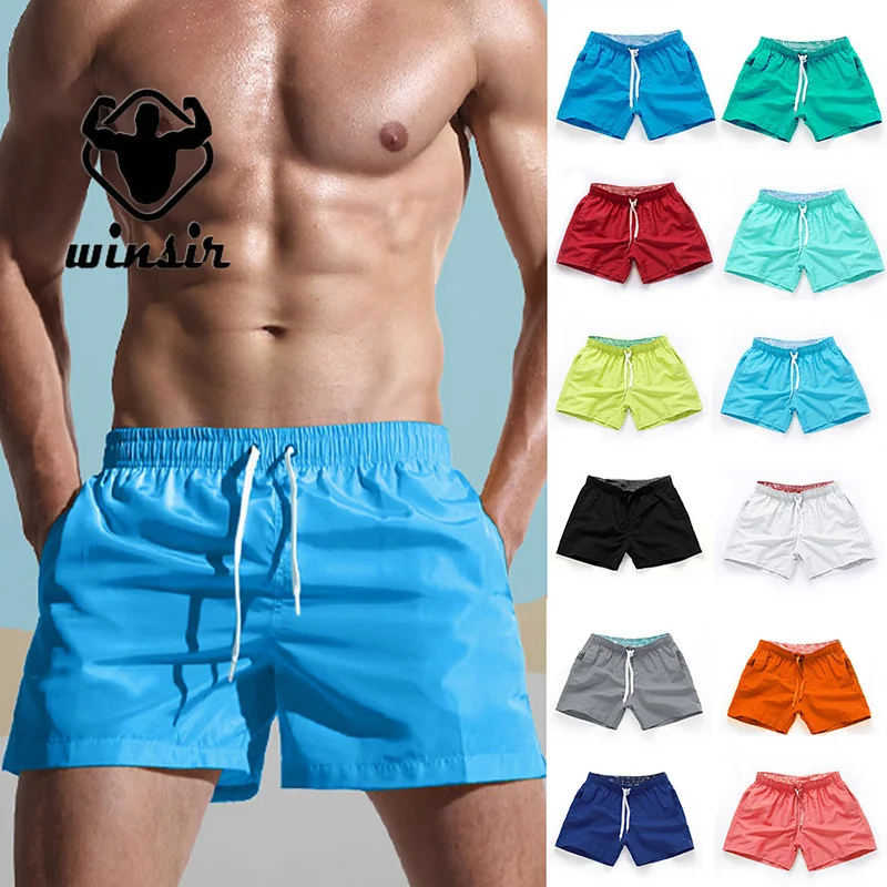 

Beach Pants Fitness Trunk Running Swimming Basketball Soccer Training Teen Multicolor Men's New Sports Shorts