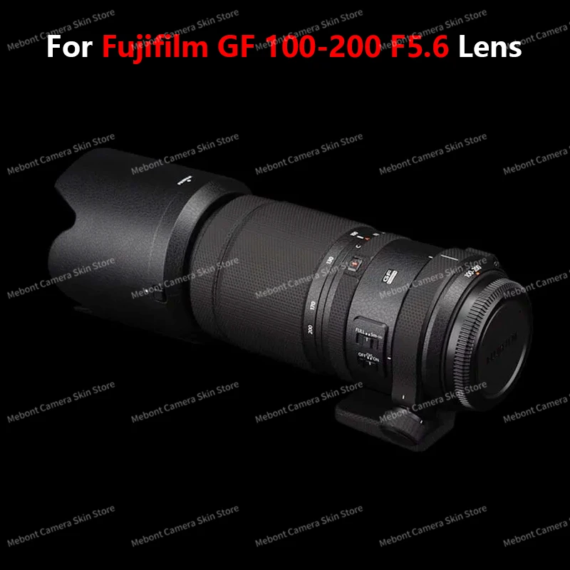For Fujifilm 100 200mm Skin GF 100-200m F5.6 Lens Skin  Anti-Scratch Protective Sticker Wrap Skin Green Film