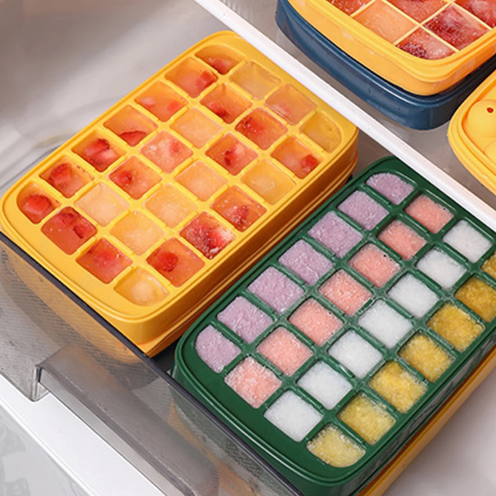 

Домашняя ледяная плитка, вместительный контейнер для хранения с крышкой, контейнер для самостоятельного изготовления