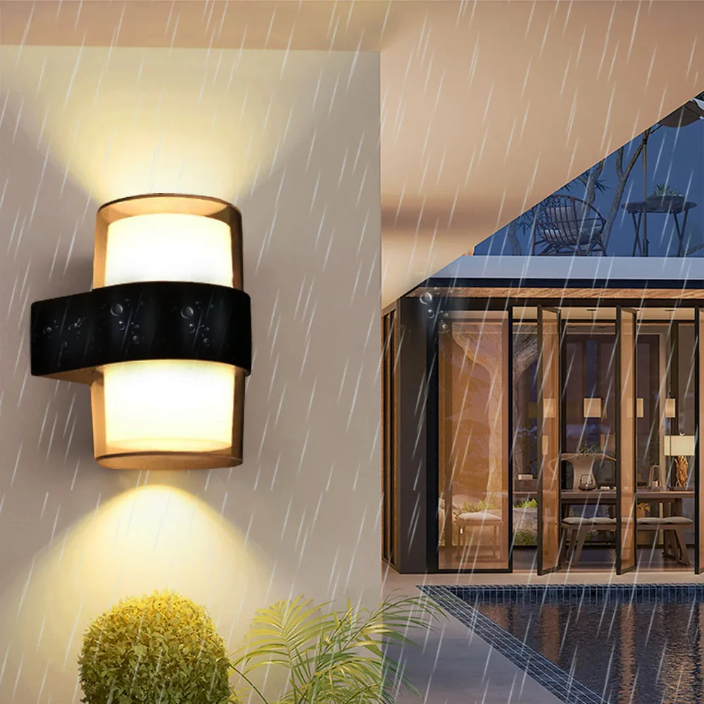 

Light Nordic Porch Room Lamps Outdoor Style Garden Wall Indoor Living Lamp Waterproof Modern Wall