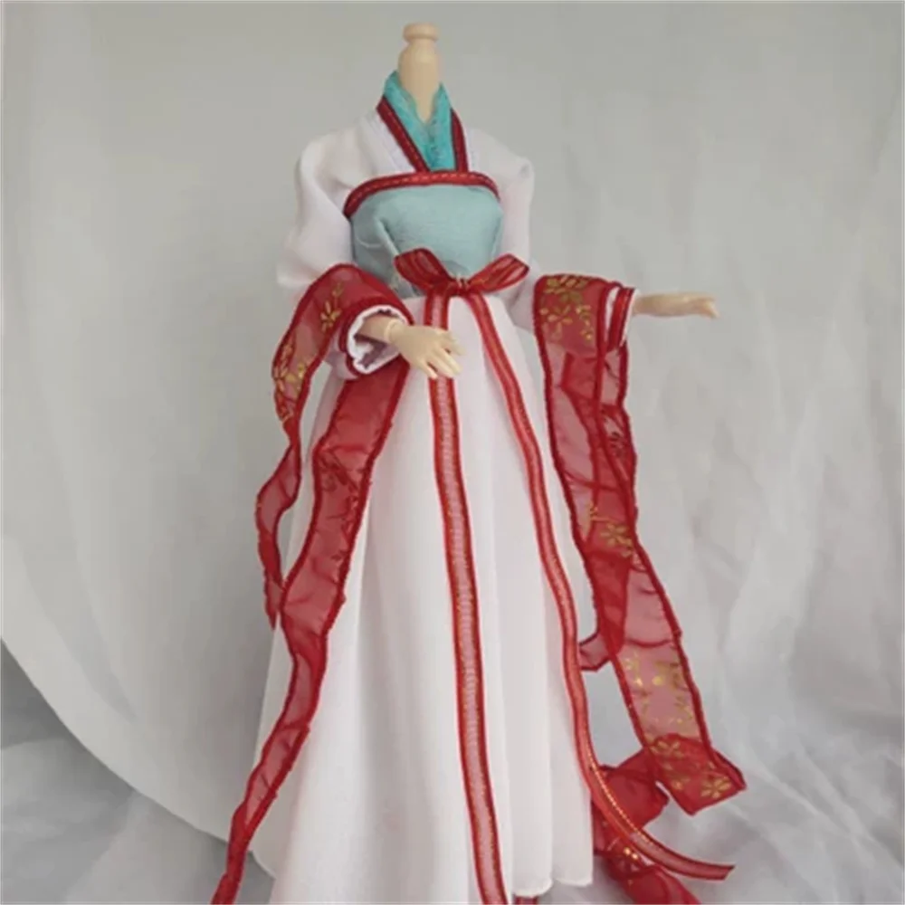 

Customize Long Dress 1/6 Scale Female Hanfu Chinese Ancient Robe Suit Clothes Model Fit 30cm Soldier Action Figure Body Toys