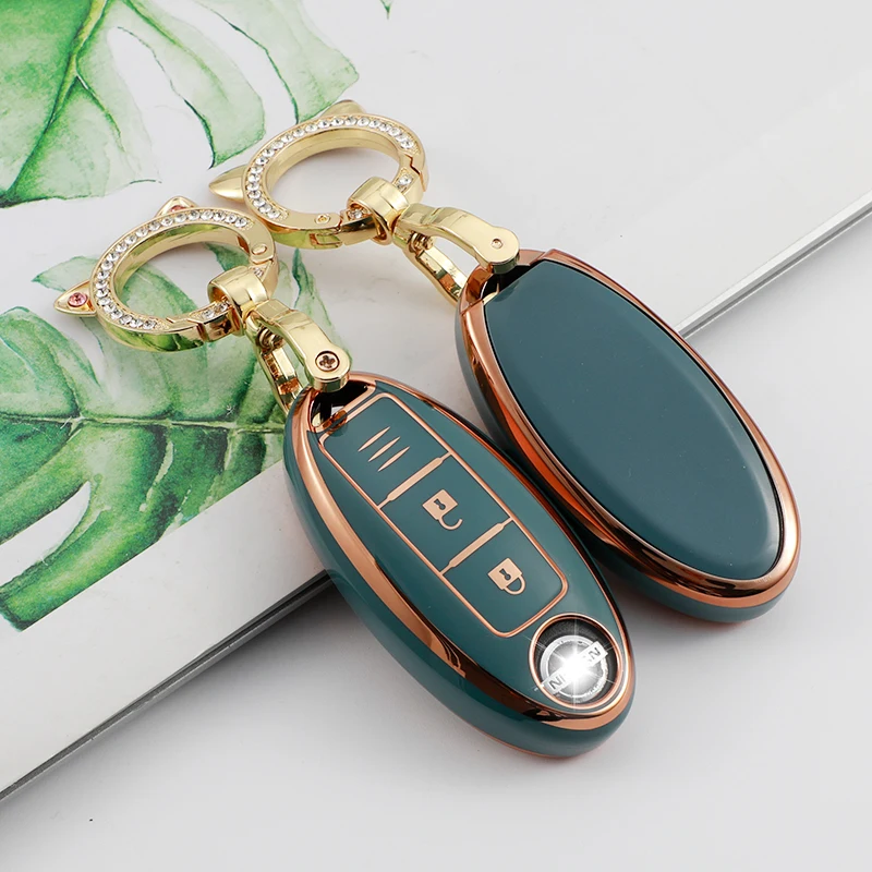 Чехол для автомобильных ключей, из термопластичного полиуретана (TPU), для нисны Juke, X-проба, с 2 кнопками, протектор для пульта дистанционного управления