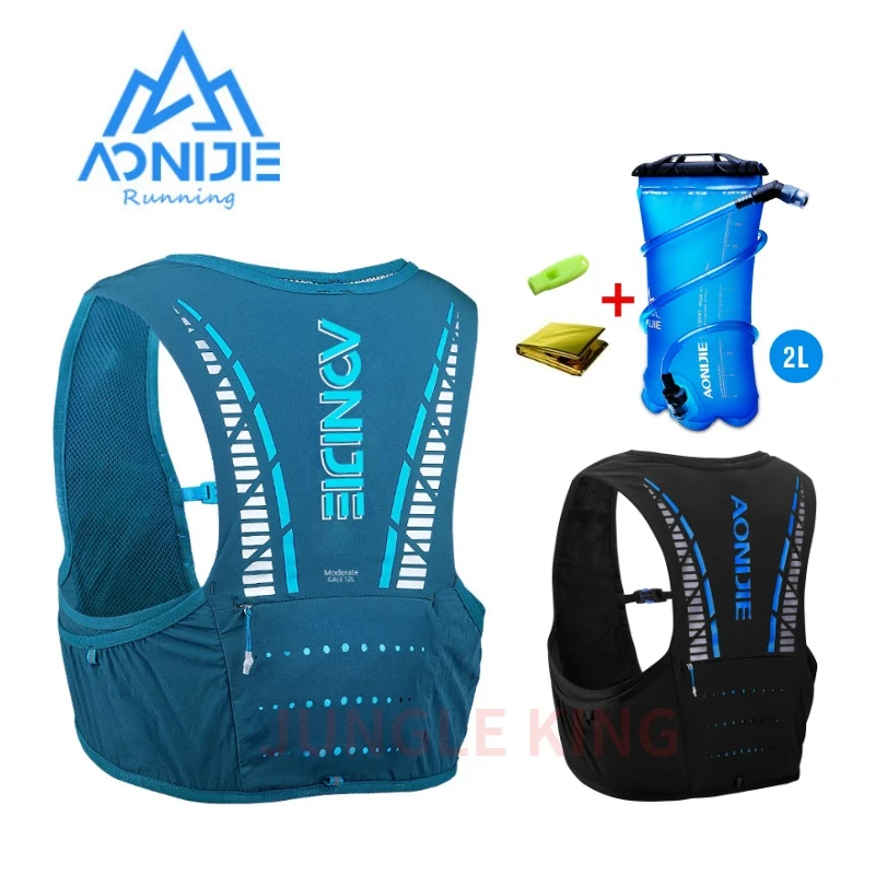 AONIJIE New C933S 2L Water Bladder 5L Trail Hydration Vest Backpack Hiking Cycling Camping Marathon Backpack Bag Running Bag
