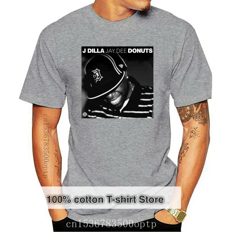 

New J Dilla Jay Dee Donuts Black T Shirt