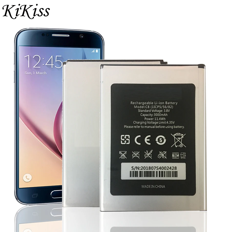 

For Oukitel C8 Mobile Phone Battery, 3000mAh, C 8