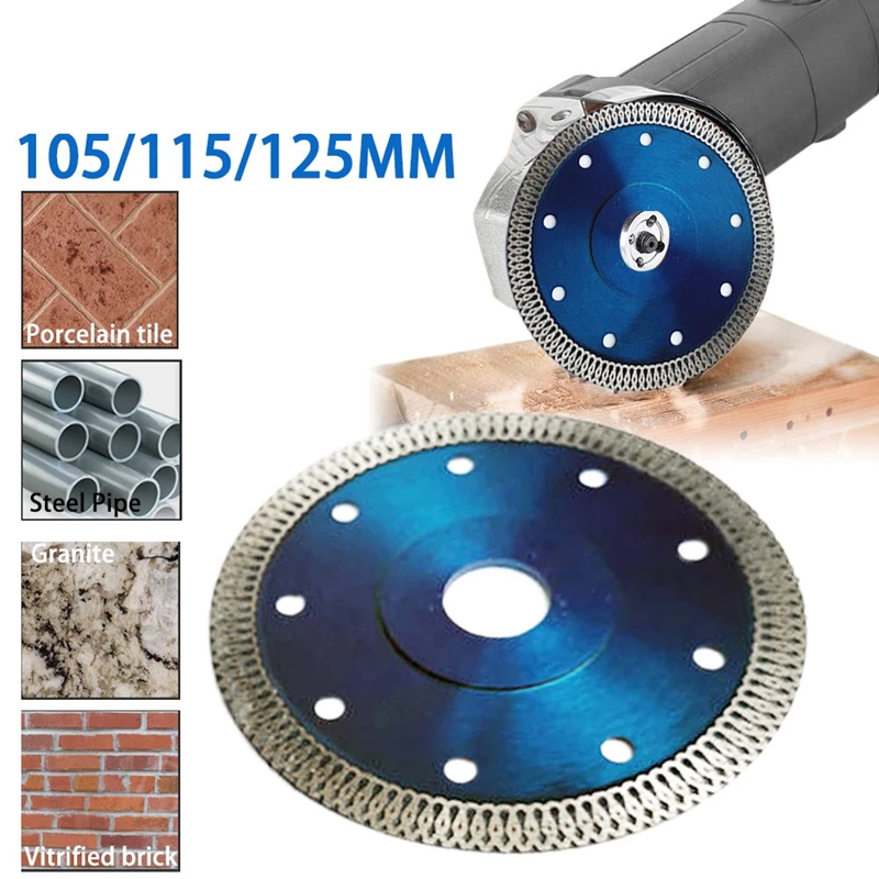 

105/115/125mm Diamond Saw Blade Angle Grinder Disc Saw Blade Marble Cutting Disc Porcelain Tile Ceramic Blades Renovator Tools