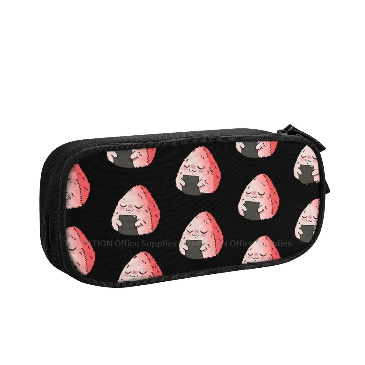 

Kawaii Anime Food Pencase Sushi Food Pencil Bag Teenage Student Stationary Bags Large Capacity Double Zipper