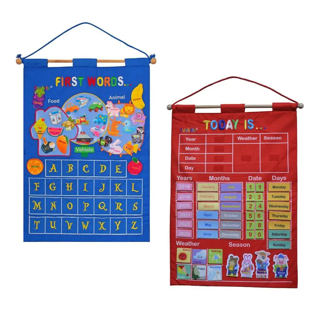 

Calendar Seasonal Or Letter kids children room Wall Hanging