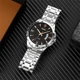 Fashion Men Luxury Stainless Steel Watch Calendar Date Quartz Wrist Watch Watches for Man Business Stainless Clock ???? ??????? Other Image