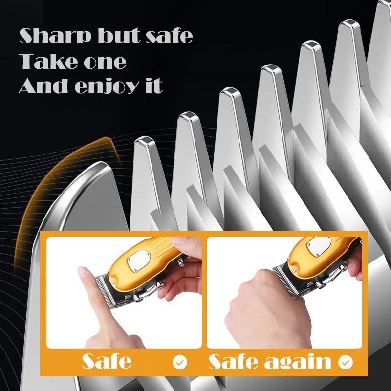 Kemei Hair clipper Hairdressing Cordless Use Trimmer Barber Professional Rechargeable Electric Cutting Machine For Man | Бытовая