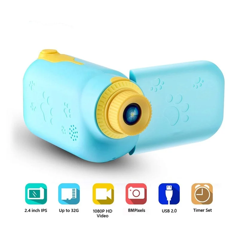 

2.2 Inch Lcd Screen Kids Camera Mini Digital Photo Children Camera Rechargeable Action Camcorder Children Video Camera Toys Gift