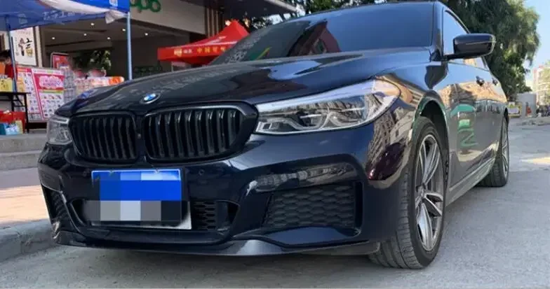 Фото Для BMW 6 серии GT G32 18-22 передний бампер из углеродного волокна, задний диффузор, разделители багажника, боковая юбка, спойлер, комплект кузова №2