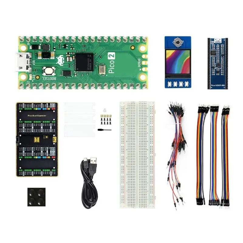 Фото Для Raspberry Pi Pico 2 Kit с LCD-дисплеем, платой разработки, микроконтроллером RP2350 Cortex-M33, материнской платой-B12B №1
