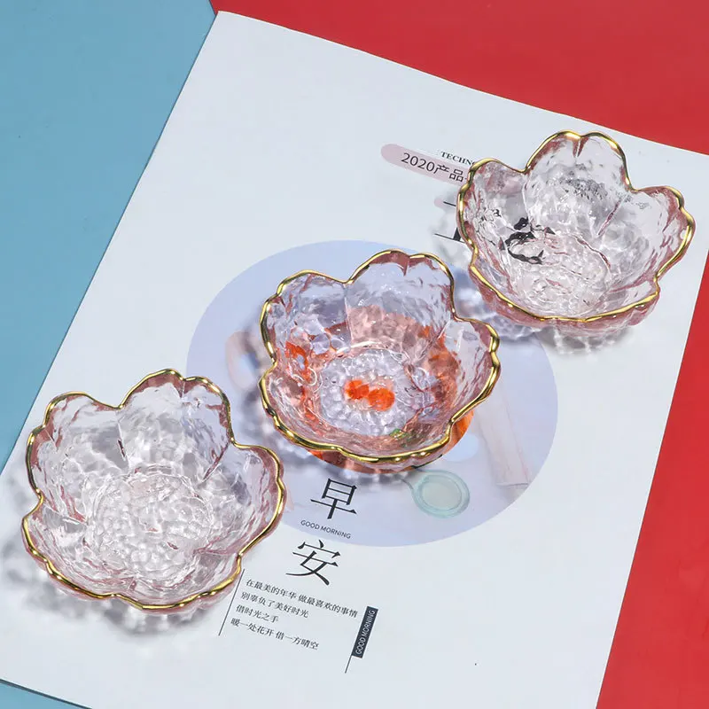 

Sakura-flavored Japanese-style Hammer-eye-pattern Sauce Dish Small Vinegar Dish Hot Pot Dip Dish Seasoning Bowl Plates Snack