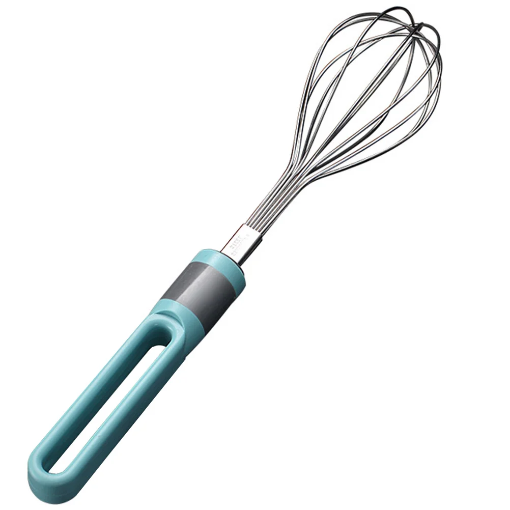 

Egg Whisk Hand Manual Push Beater Mixer Steel Tool Stainless Eggs Blender Foamer Dough Blending Stirrer Held