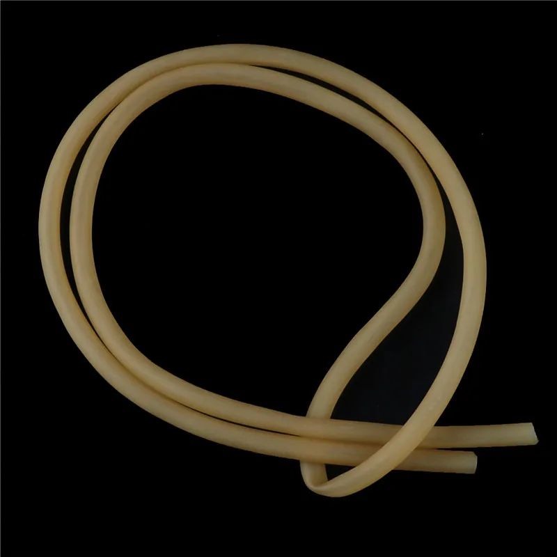 

1m 6x9mm Medical Rubber Hose Amber Latex Tube Bleed Tube Surgical Elastic Rope Band